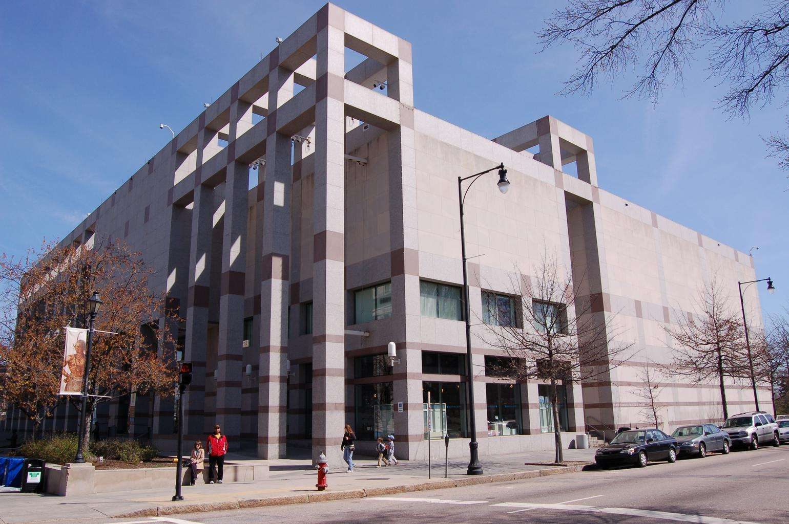 A large building on a street perfect for business and corporate headshots, captured by Sarah Anne Wilson Photography in Cary, North Carolina.